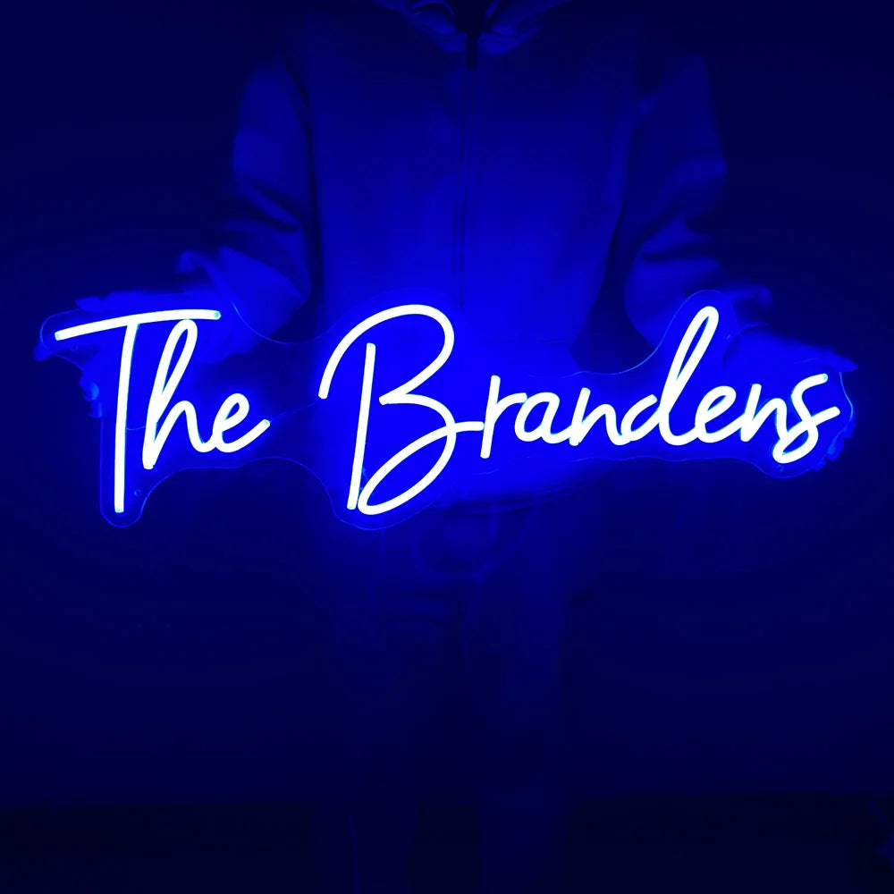 Custom Neon Sign Personalized Name Led Neon Signs Night Light Birthday Wedding Kid Room Bedroom Decoration Wall LED Neon Lamp