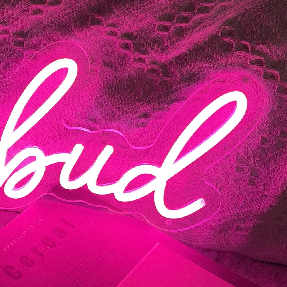 Custom Neon Sign Personalized Name Led Neon Signs Night Light Birthday Wedding Kid Room Bedroom Decoration Wall LED Neon Lamp