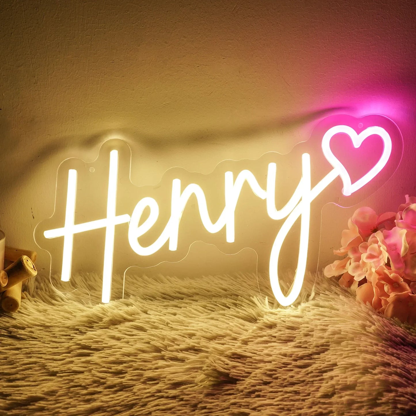 Custom Neon Sign Personalized Name Led Neon Signs Night Light Birthday Wedding Kid Room Bedroom Decoration Wall LED Neon Lamp